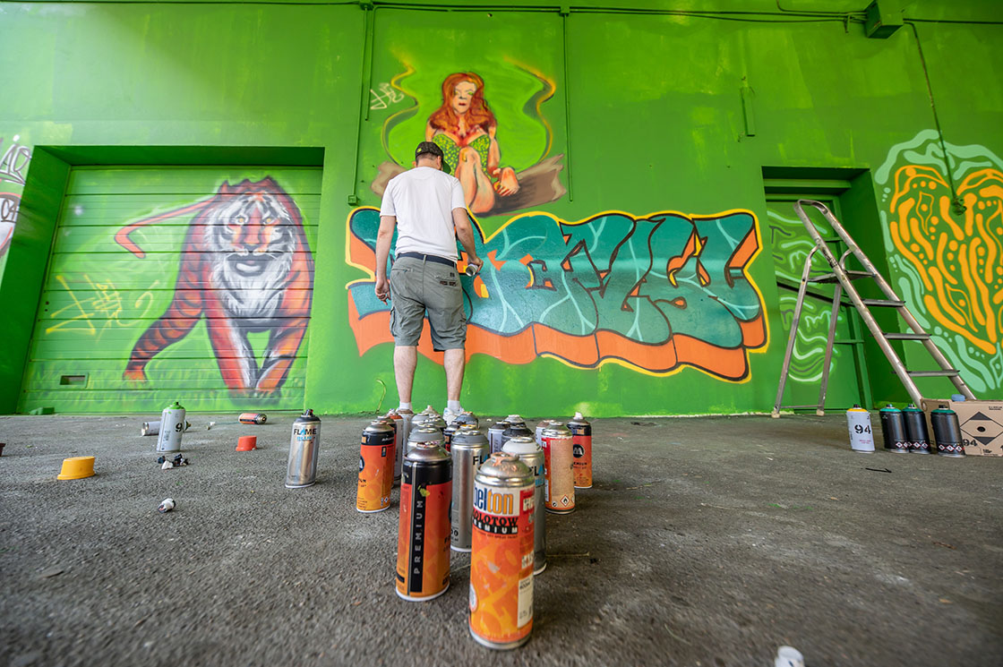 Mix City 15 Street art La Coulure Graffiti Villeurbanne