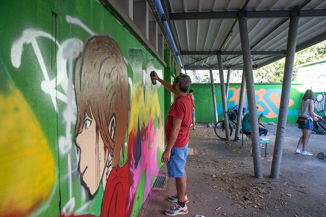 Mix City 15 Street art La Coulure Graffiti Villeurbanne