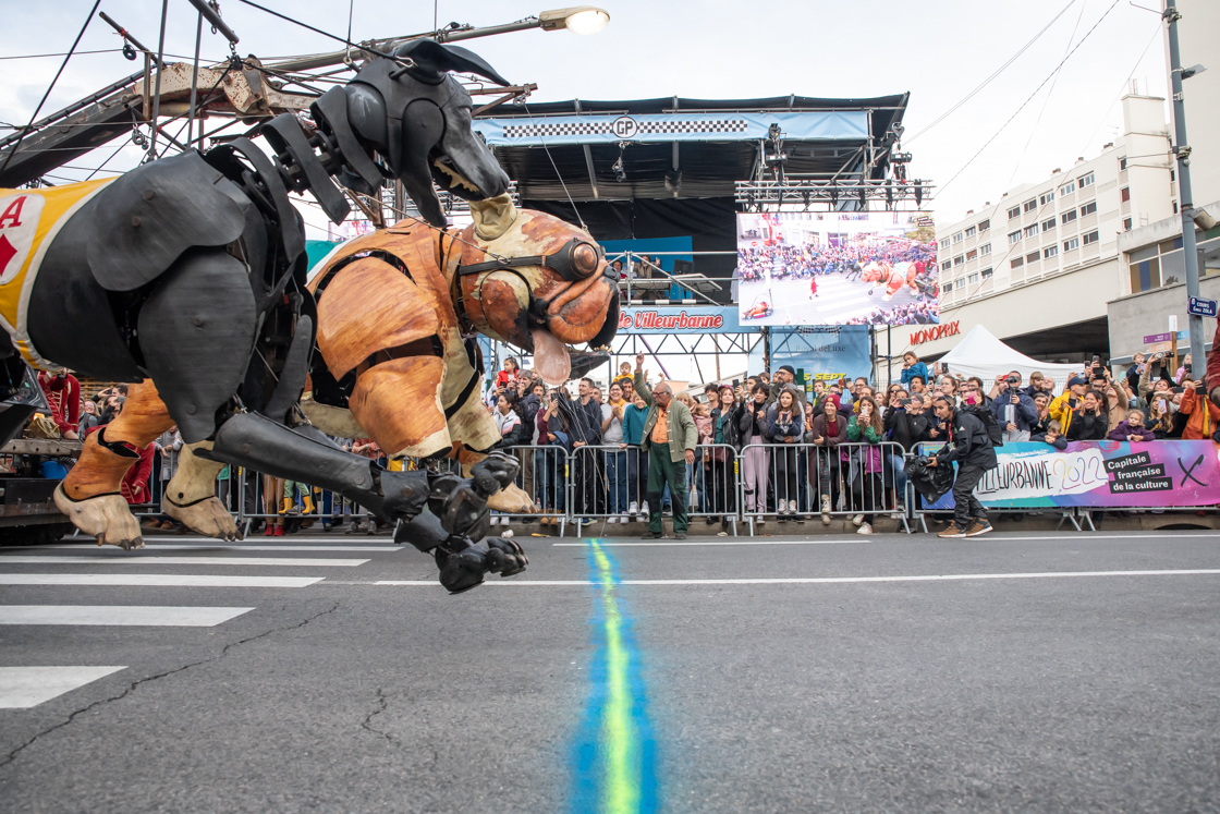 Photographie spectacle royal de luxe Villeurbanne